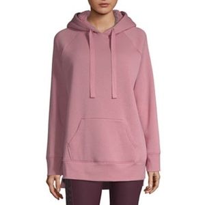 5/$25 PINK SHERPA LINED TUNIC HOODIE